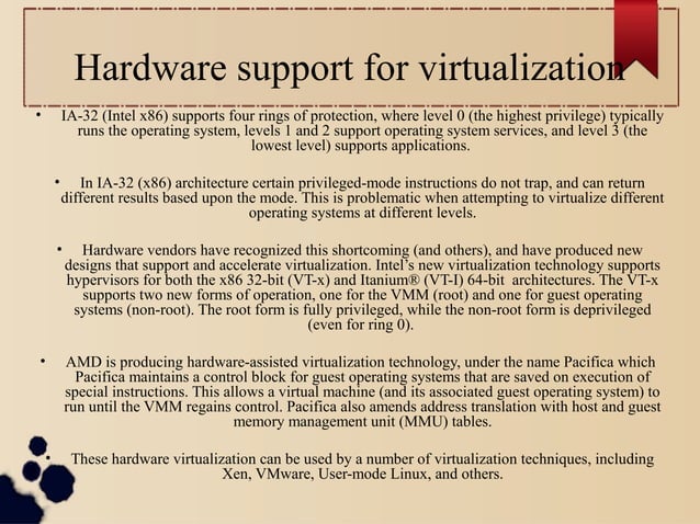 Linux virtualization | PPT | Operating Systems | Computer Software and ...