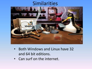 Linux vs windows | PPTX