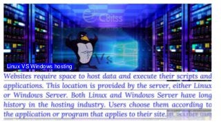 Linux VS Windows hosting
 