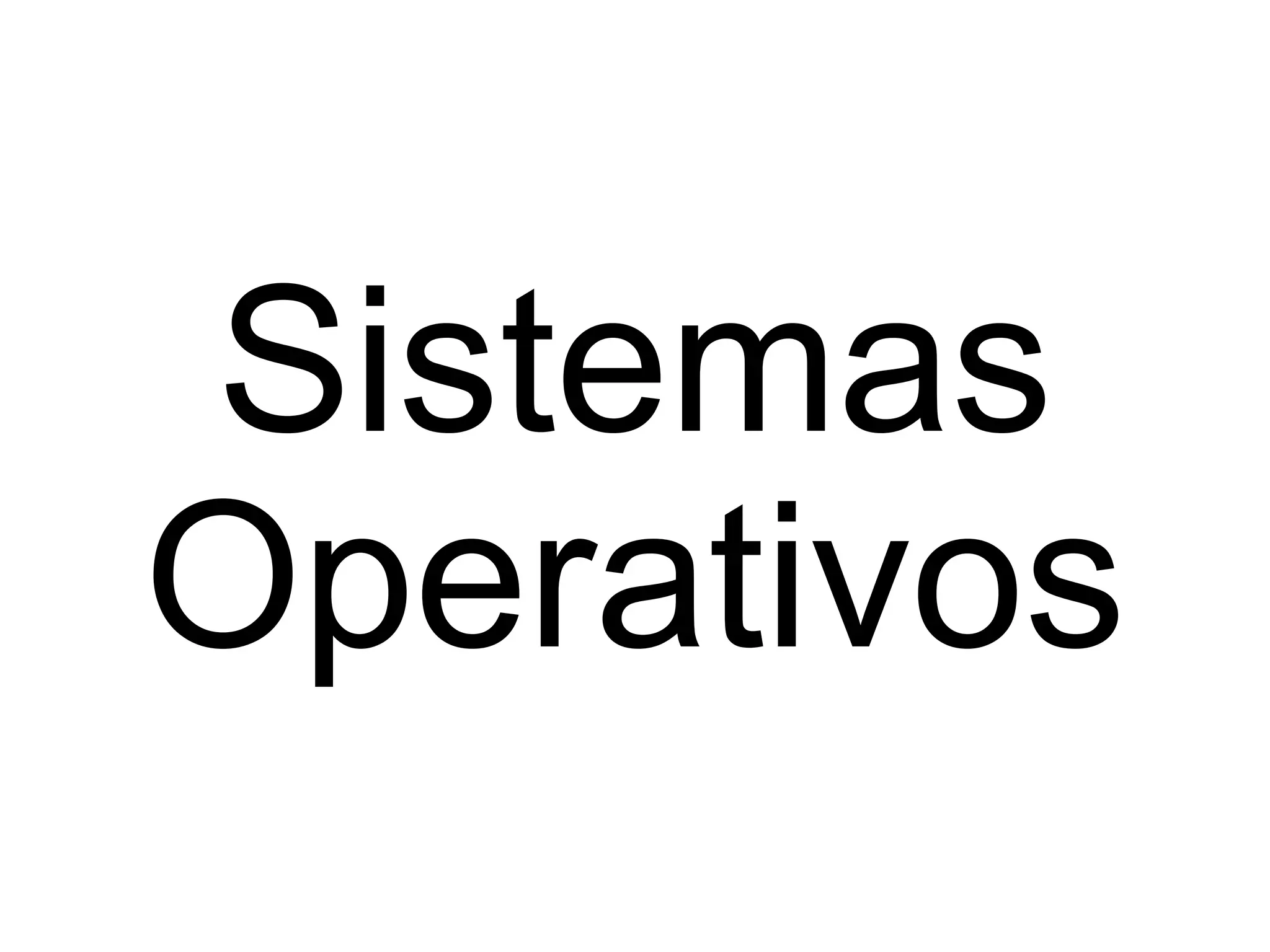 Sistemas Operativos 