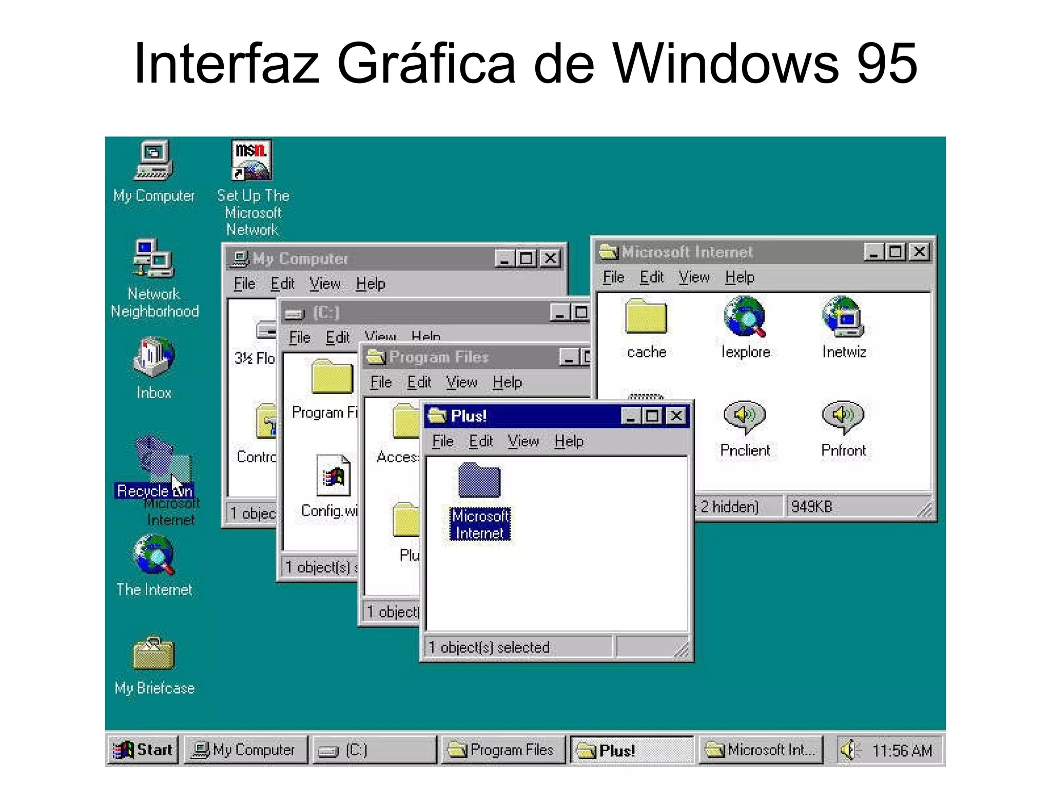 Interfaz Gráfica de Windows 95 