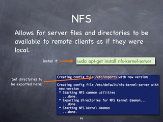 Database server: mySQL

   “The world’s most popular open-source database”*
                       *http://www.mysql.com/
Yahoo,
Google,
Alcatel,
Nokia,
Youtube

25% market
share (EDC
research)
 
