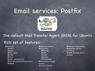 Create a new database
           and user
        Log on as root (asks for
                                    mysql -u root -p
                    password):


        Create a new database:      create database myDB;


                                    grant all privileges on myDB.* to
 Create a new user for the new      ‘newuser’@‘localhost’identiﬁed by
                      database:
                                    ‘newpassword’with grant option;


  To verify this worked, exit and   exit;
logon as the new user (no error     mysql -u newuser -p #asks for password
       messages mean all good):     use myDB;
 