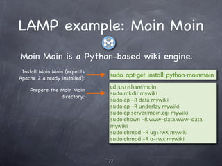/etc/apache2/sites-
available/site_name
                      <VirtualHost *:80>
                      
       ServerAdmin webmaster@localhost

                      
      DocumentRoot /var/www
                      
      <Directory />
                      
      
      Options FollowSymLinks
                      
      
      AllowOverride None
                      
      </Directory>
                      
      <Directory /var/www/>
                      
      
      Options Indexes FollowSymLinks MultiViews
                      
      
      AllowOverride None
                      
      
      Order allow,deny
                      
      
      allow from all
                      
      </Directory>

                      
      ScriptAlias /cgi-bin/ /usr/lib/cgi-bin/
                      
      <Directory "/usr/lib/cgi-bin">
                      
      
       AllowOverride None
                      
      
       Options +ExecCGI -MultiViews +SymLinksIfOwnerMatch
                      
      
       Order allow,deny
                      
      
       Allow from all
                      
      </Directory>

                      
      ErrorLog /var/log/apache2/error.log

                      
      # Possible values include: debug, info, notice, warn, error, crit,
                      
      # alert, emerg.
                      
      LogLevel warn

                      
      CustomLog /var/log/apache2/access.log combined

                      </VirtualHost>
 