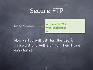 Apache: depth and
    breadth
 