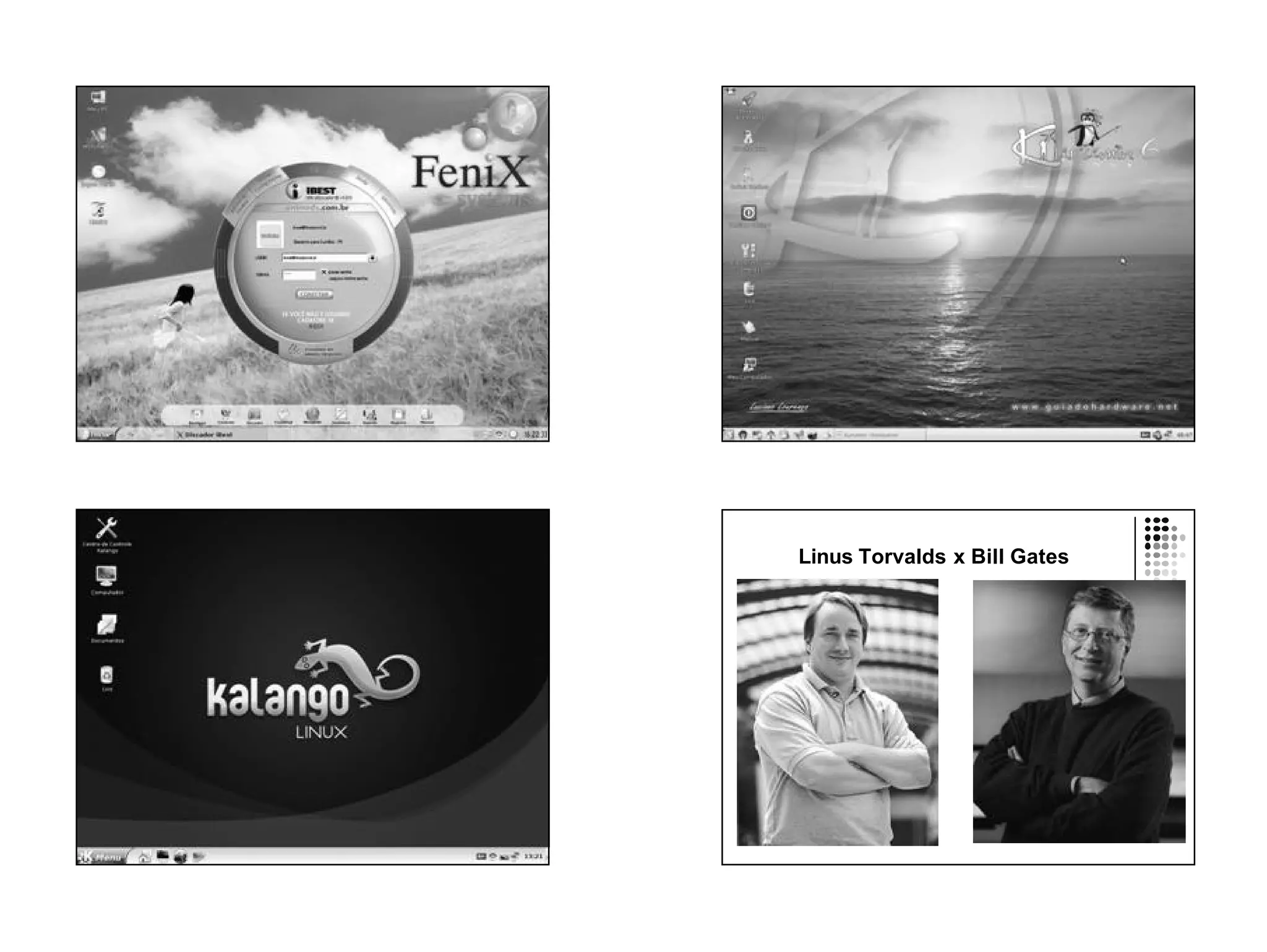 Linus Torvalds x Bill Gates
 