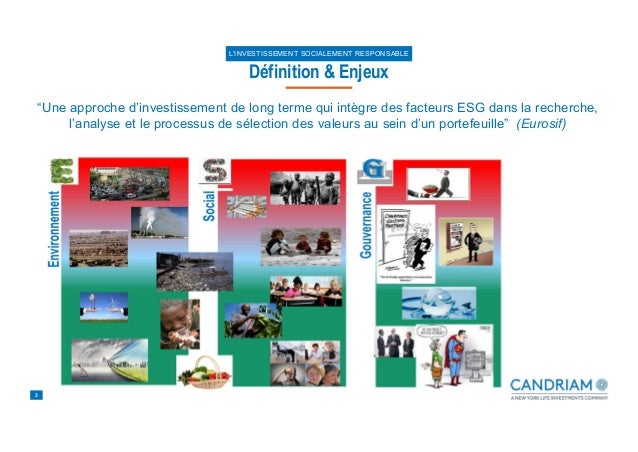 L Investissement Socialement Responsable