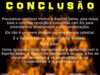 Lição 5 - A Identidade do Espírito Santo