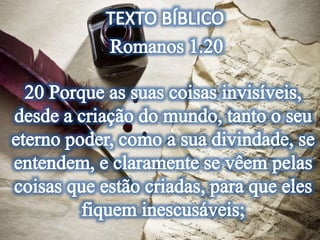 Lição 02- A Necessidade dos Gentios