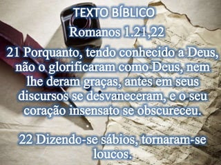 Lição 02- A Necessidade dos Gentios