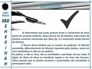 O nascimento de jesus - Lição 02/2015