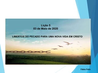 Ética Cristã e doação de
órgãos
Lição 5
31 de Janeiro de 2016
o 4
O Arrebatamento
da Igreja
A Vinda de Jesus
em Glória
Lição 9
28 de fevereiro de 2016
Lição 11
13 de março de 2016
O Juízo Final
Novos Céus
e Nova Terra
Lição 12
20 de março de 2016
Benignidade: um Escudo
Protetor contra as Porfias
Fábio Felix
Lição 2
09 de abril de 2017
Abel, exemplo de caráter que
agrada a Deus
Lição 2
9 de julho de 2017
O Único Deus Verdadeiro e a Criação
Lição 3
16 de julho de 2017
A Santíssima Trindade: um só Deus em três Pessoas
Lição 6
04 de Agosto de 2017
A pecaminosidade humana e a sua restauração a Deus
Lição 11
10 de setembro de 2017
A Igreja de Cristo
Lição 11
10 de setembro de 2017
Dia nacional de Missões
A segunda vinda
de Cristo
Lição 12
17 de Setembro de 2017
O mundo vindouro
Salvação — O amor e a misericórdia de Deus
Lição 4
22 de outubro de 2017
Lição 7
12 de novembro de 2017
A Salvação pela Graça
Lição 2
08 de abril de 2018
Ética Cristã e Ideologia de Gênero
Lição 07
13 de maio de 2018
Ética Cristã e
doação de órgãos
Lição 3
15 de julho de
2018
Os Ministros do Culto Levítico
Lição 09
26 de agosto de 2018
Jesus, o Holocausto perfeito
Entre a Páscoa e o Pentecostes
Lição 14
30 de setembro de 2018
Lição 13
30 de dezembro de 2018
A humildade e o Amor desinteressado
Lição 2
13 de janeiro de 2019
A natureza dos anjos — A beleza do mundo espiritual
Lição 6
10 de fevereiro de 2019
Quem Domina a sua Mente
Lição 11
17 de março de 2019
Discernimento de espíritos —
Um dom imprescindível
Lição 1
07 de abril de 2019
Tabernáculo —
Um lugar da habitação de Deus
Lição 3
20 de abril de 2019
Entrando no Tabernáculo: o Pátio
Lição 5
5 de maio de 2019
A Pia de Bronze: Lugar de purificação
Lição 6
12 de maio de 2019
As cortinas do Tabernáculo
Lição 7
19 de maio de 2019
O LUGAR SANTO
LIÇÃO 8
26 de Maio de 2019
O LUGAR SANTÍSSIMO
Lição 9
02 de junho de 2019
A ARCA DA ALIANÇA
Lição 11
16 de junho
O SACERDÓCIO DE CRISTO E O LEVÍTICO
Lição 12
23 de julho de 2019
A NUVEM DE GLÓRIA
Lição 13
30 de junho de 2019
O SACERDÓCIO CELESTIAL
LIÇÃO 2
14 de julho de 2019
A MORDOMIA DO CORPO
LIÇÃO 3
28 de julho de 2019
A MORDOMIA DA FAMÍLIA
LIÇÃO 5
11 de agosto de 2019
A MORDOMIA DA ADORAÇÃO
LIÇÃO 8
25 de agosto de 2019
A MORDOMIA DO TEMPO
LIÇÃO 9
1 de setembro de 2019
A MORDOMIA DO TRABALHO
Lição 10
8 de setembro de 2019
A MORDOMIA DAS FINANÇAS
LIÇÃO 12
22 de setembro de 2019
A MORDOMIA COM O CUIDADO COM A TERRA
LIÇÃO 1
06 de outubro de 2019
Conhecendo os dois livros de Samuel
Lição 2
13 de outubro de 2019
O nascimento de um líder profético em Israel
LIÇÃO 3
20 de Outubro de 2019
A CHAMADA PROFÉTICA DE SAMUEL
LIÇÃO 5
03 de novembro de 2019
A INSTITUIÇÃO DA MONARQUIA EM ISRAEL
LIÇÃO 7
17 de Novembro de 2019
DAVI É UNGIDO REI
LIÇÃO 9
1 de dezembro de 2019
O REINADO DE DAVI
Lição 11
15 de dezembro de 2019
AS CONSEQUÊNCIAS DO PECADO DE DAVI
LIÇÃO 1
05 DE JANEIRO DE 2020
ADÃO, O PRIMEIRO HOMEM
LIÇÃO 2
12 de Janeiro de 2020
A CRIAÇÃO DE EVA, A PRIMEIRA MULHER
26 de Janeiro de 2020
Lição 4
A SUBLIMIDADE DAS BÊNÇÃOS
ESPIRITUAIS EM CRISTO
A SUBLIMIDADE DAS BÊNÇÃOS
ESPIRITUAIS EM CRISTO
12 de Abril
Lição 2
LIÇÃO 3
19 de Abril de 2020
Eleição e Predestinação
A ILUMINAÇÃO ESPIRITUAL DO
CRENTE
Lição 4
26 de Abril de 2020
Lição 5
03 de Maio de 2020
LIBERTOS DO PECADO PARA UMA NOVA VIDA EM CRISTO
 