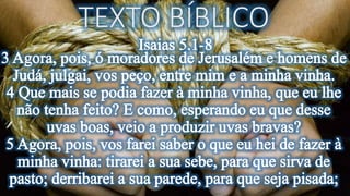 TEXTO BÍBLICO
 