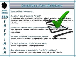 Lição 09 - Não adulterarás