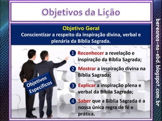 Portal EBD - Lição 1 - Inspiração divina e autoridade da Bíblia IV