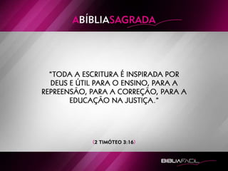 Bíblia Facil -  Lição 1 - Bíblia Sagrada