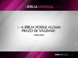 Bíblia Facil -  Lição 1 - Bíblia Sagrada