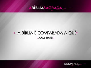 Bíblia Facil -  Lição 1 - Bíblia Sagrada