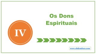 Lição 10 - As manifestações do espírito santo