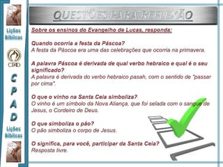 A Última Ceia - Lição 11 - 2º Trimestre/2015