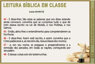 Lucas 24:44-53
 