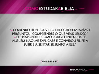 Bíblia Fácil - Lição 2 - Como Estudar a Bíblia