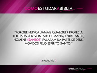Bíblia Fácil - Lição 2 - Como Estudar a Bíblia