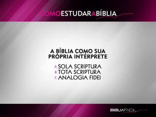 Bíblia Fácil - Lição 2 - Como Estudar a Bíblia