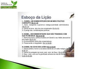 Lição 39   Integridade em tempos de crise