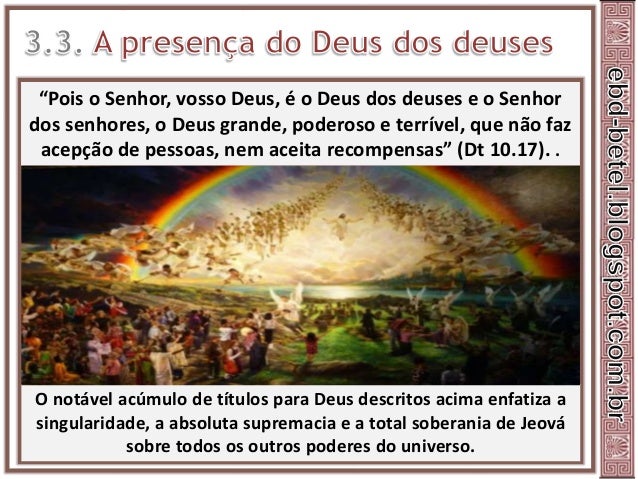 Essa é a base para um relacionamento saudável e uma vida
de bênçãos incontáveis. O nosso Deus tem uma terra fértil e
boa p...