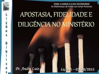 Pr. Andre Luiz
 