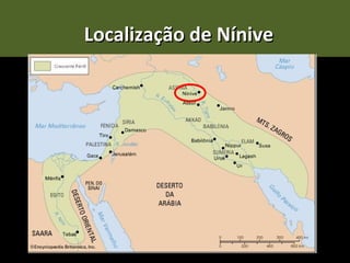 Localização de Nínive
 