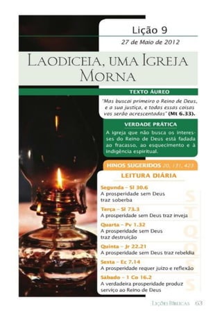 Liçoes biblicas 2° trimestre 2012