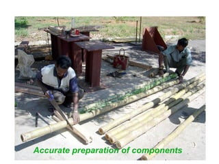 Accurate preparation of components
 