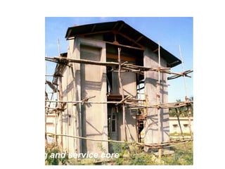 Landing and service core
 