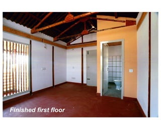 Finished first floor
 