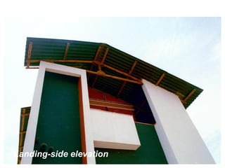 Landing-side elevation
 