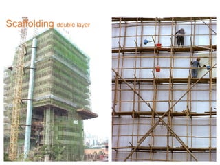 Scaffolding double layer
 