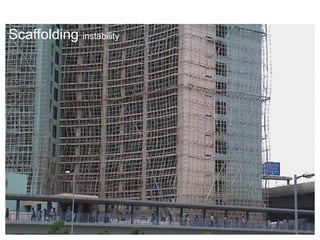 Scaffolding instability
 