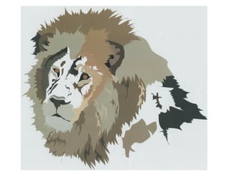 Lion Grafik Art