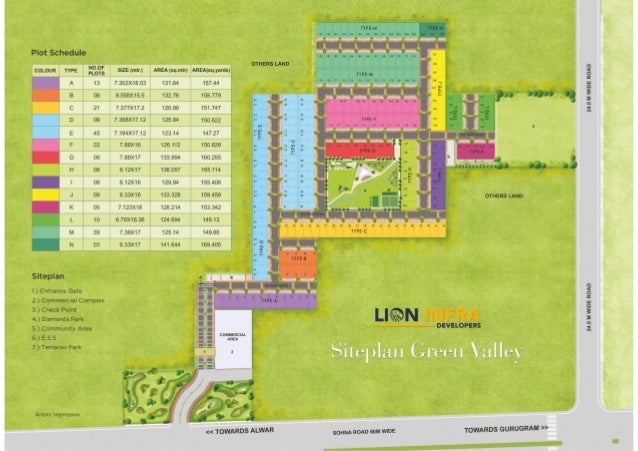 Lion Infra Green Valley affordable plots sector 35 Sohna Gurugram. project come under Deen Dayal Jan Awas Yojna Plotted (DDJAY) Scheme.