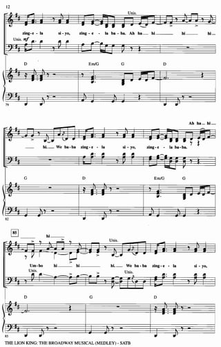 Lion king satb_medley