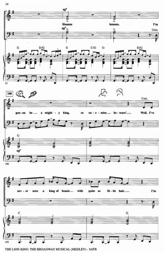 Lion king satb_medley