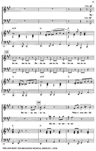 Lion king satb_medley