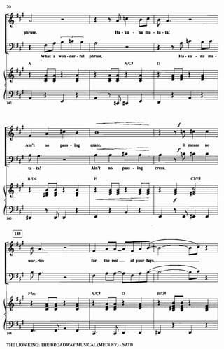 Lion king satb_medley
