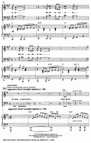 Lion king satb_medley