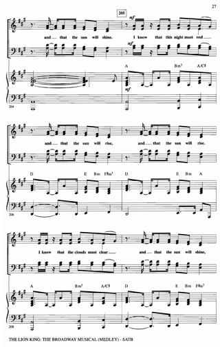 Lion king satb_medley