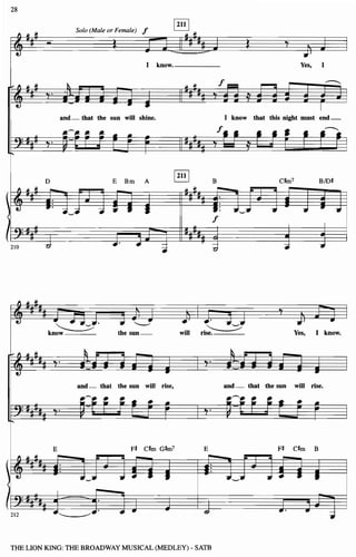 Lion king satb_medley