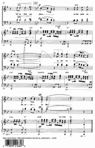 Lion king satb_medley