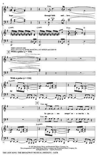 Lion king satb_medley